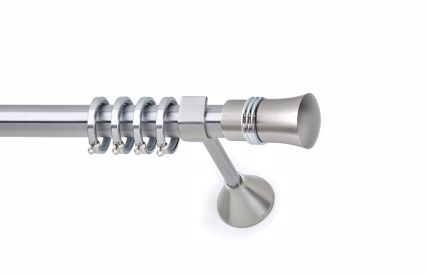 Κουρτινόξυλο Φ25 inox a.Lion